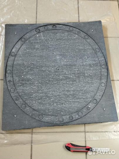 Изготовление прокладок из паронита, резины