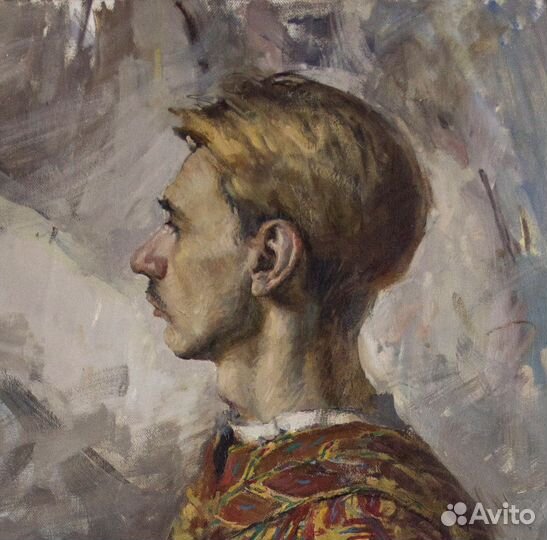 Картина маслом. Мужской портрет