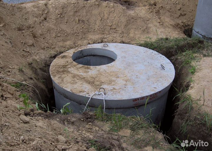 Установка септика под ключ из жби