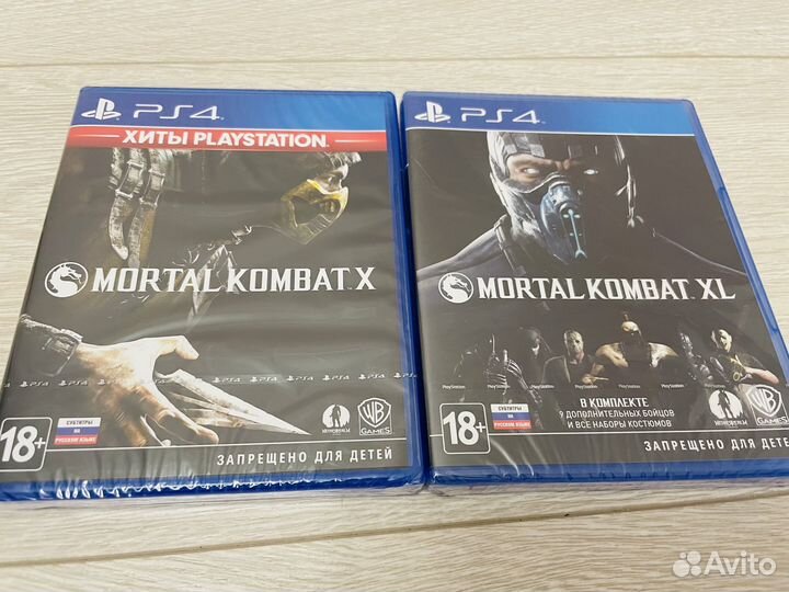 Mortal kombat xl ps4 запакованы