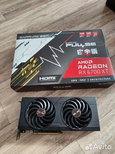 Rx 6700 xt 12GB не майнена на пломбе чипы samsung