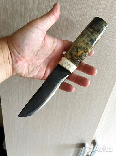 Нож якутский Кованный 110х18ш