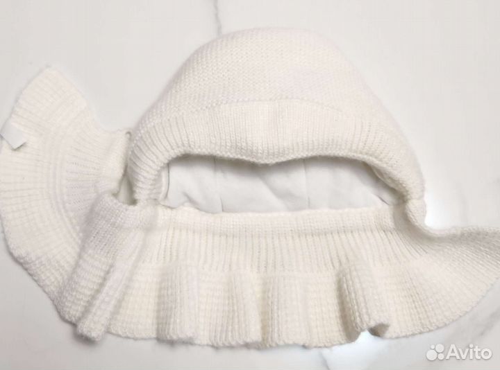 Шапочка капор для новорожденного
