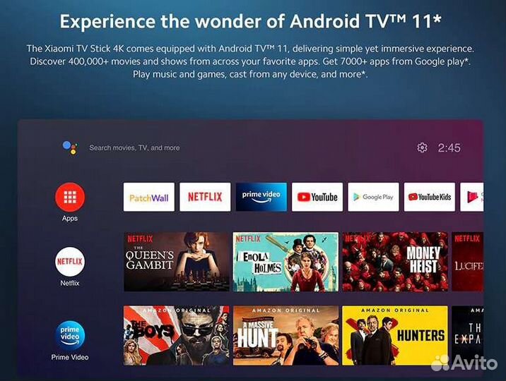 Xiaomi Mi TV Stick 4K (новый/настройка)