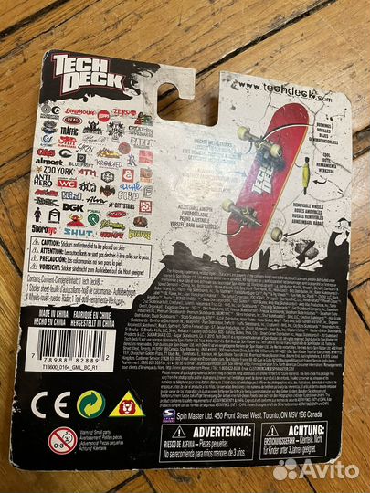 Винтажный редкий фингерборд tech deck