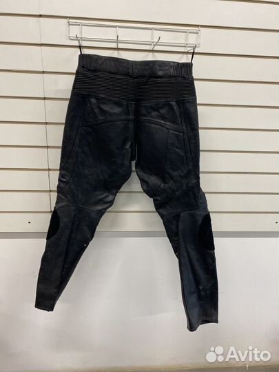 Мотобрюки спортивные кожаные бу