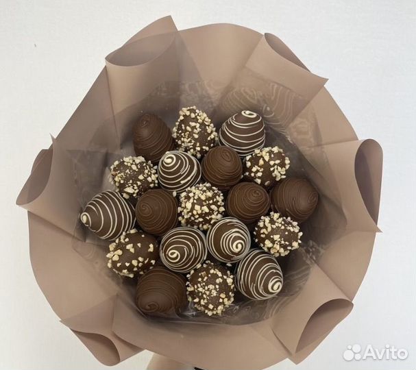 Букет из клубники в шоколаде