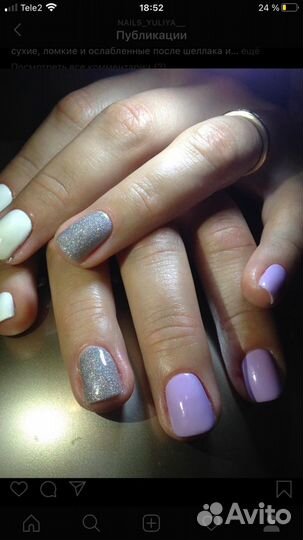 Маникюр, педикюр, шеллак, гель лак, выезд на дом