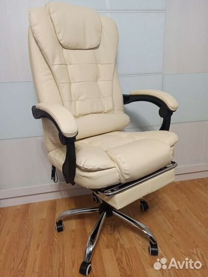 Кожаное кресло с массажем новые доставка беспл