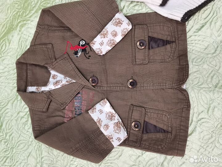 Пиджак и кофта на модника, р. 110 см