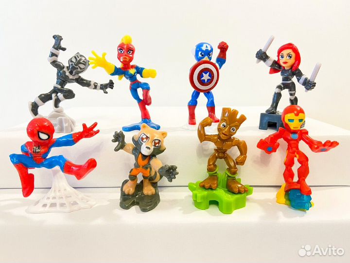 Фигурки kinder marvel мстители