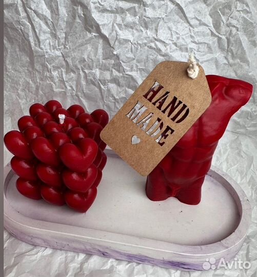 Формовые свечи ручной работы