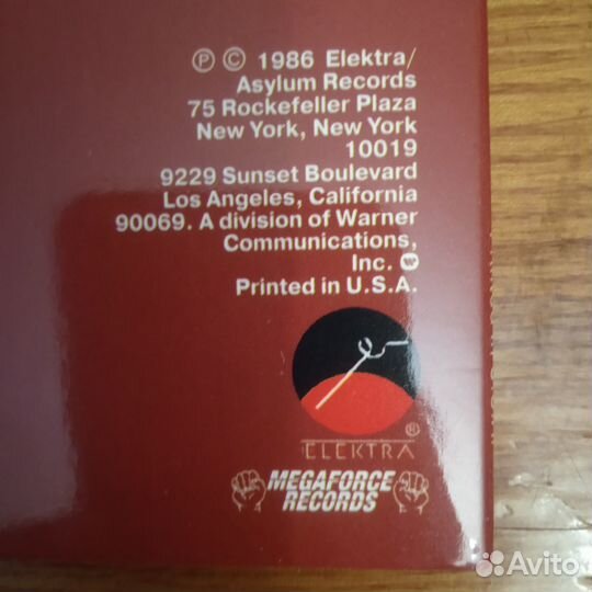 Metallica Master Of Puppets (Elektra/Asylum 60439