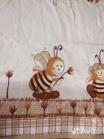 Бортики в детскую кроватку бу