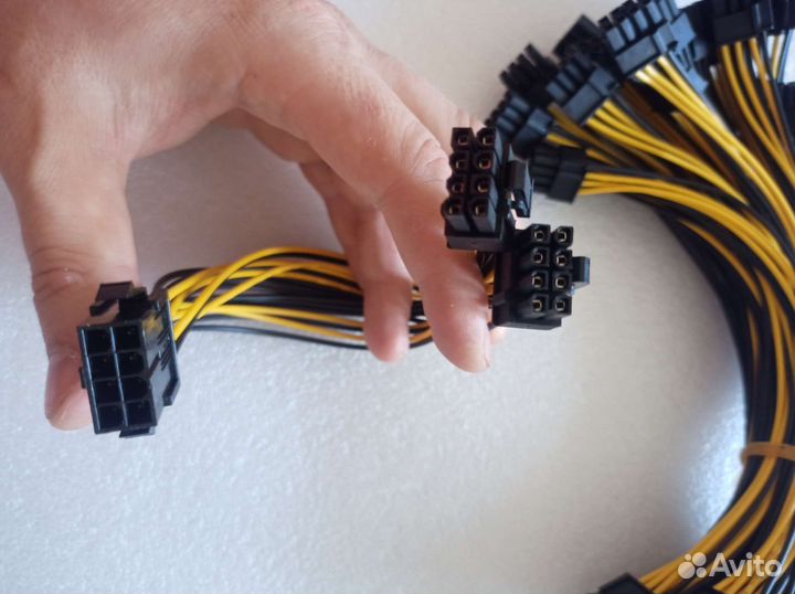 Переходники с 6 pin на 8 pin и с 8 на 2*8 pin