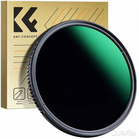 Светофильтр K&F Concept Nano-D MC ND3-ND1000 58mm