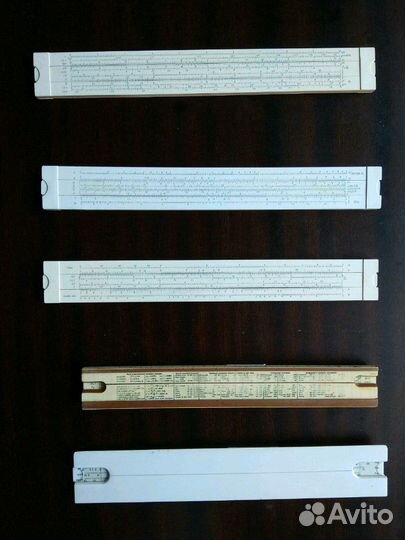 Линейки логорифмические и перфокарты