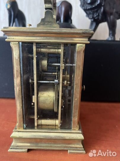 Каретные часы с репетиром, боем, будильником