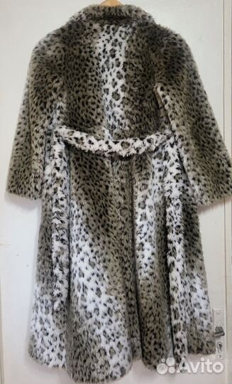 Искусственная шуба леопардовая