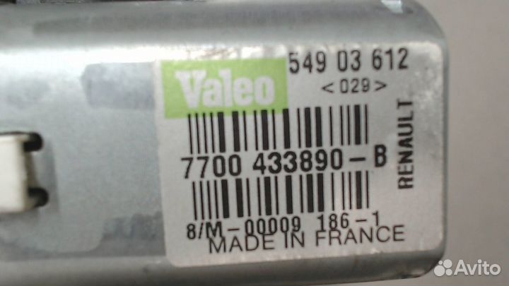 Двигатель стеклоочистителя задний Renault Scenic