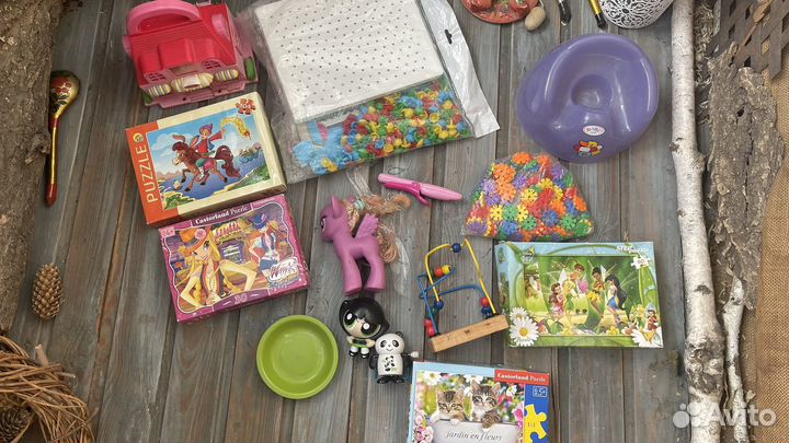 Игрушки пакетом для девочки