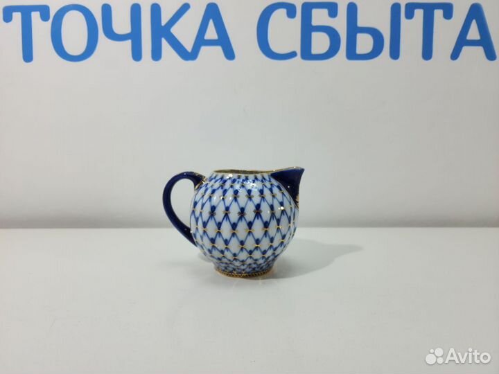 Сливочник кобальтовая сетка тюльпан фарфор