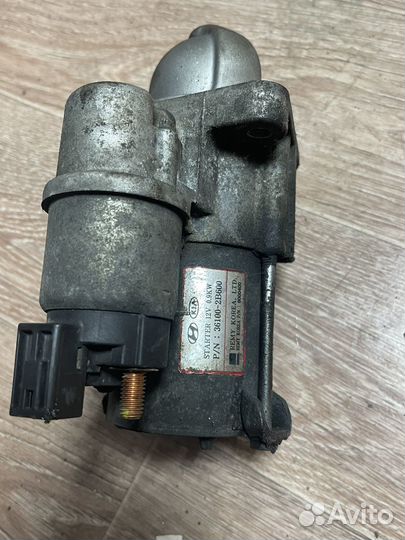 Стартер на Hyundai solaris