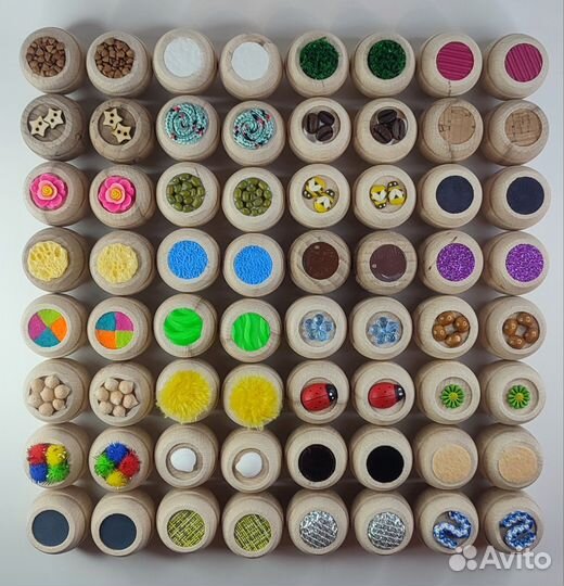 Игра Монтессори. Тактильно-сенсорное лото