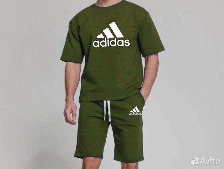 Крутой спортивный костюм Адидас(Шорты и фкутболка)