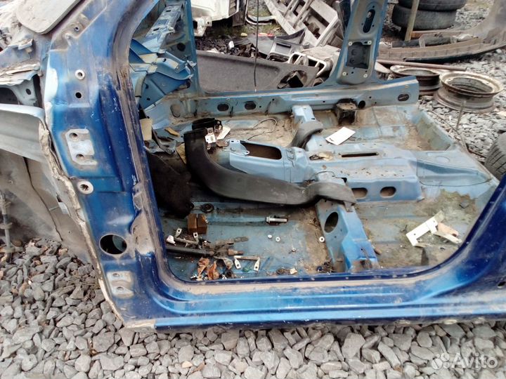 Порог передний левый со стойкой Fiat Albea 02-12