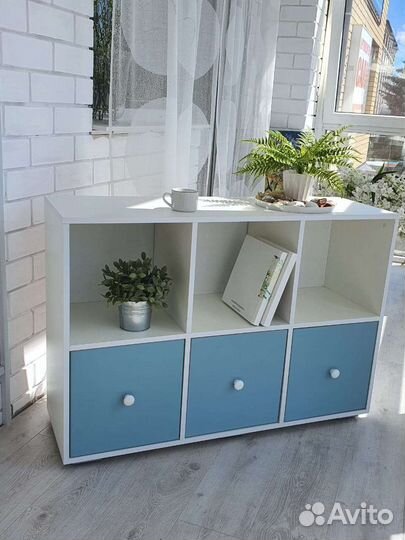 Стеллаж как в Икеа 6 секций. Доставка