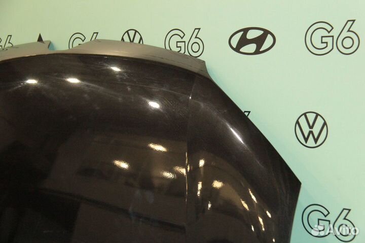 Капот Черный Renault Logan 2012 - 2022