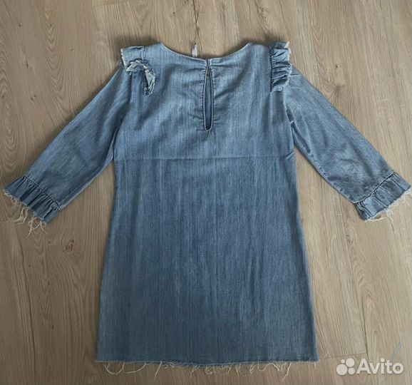 Платье zara джинсовое