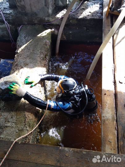 Водолазные работы Гидротехнические работы Водолазы