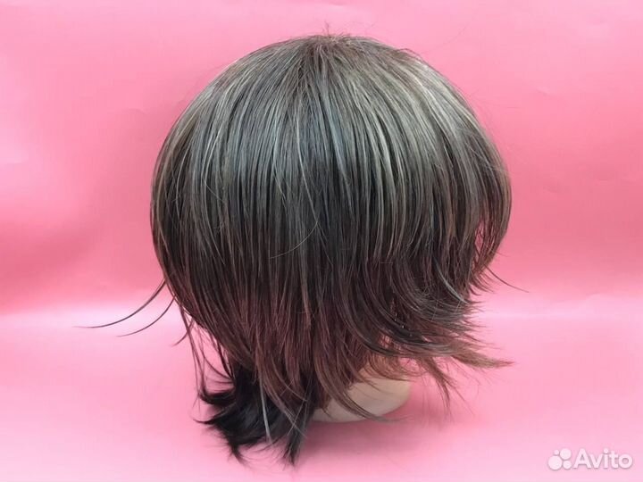 36209 короткий женский светло каштановый парик