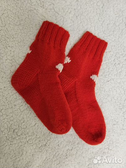 Носки. Шерстяные вязанные носки