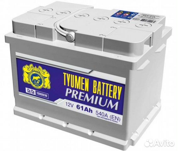 Акб Tyumen Premium 61 А/Ч обр