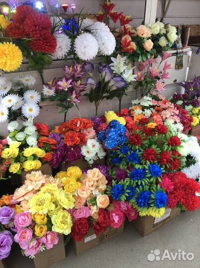 Искусственные цветы для декора