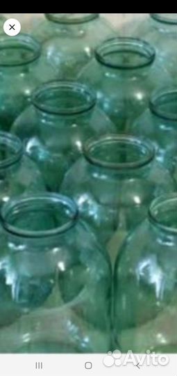Стеклянная банка 3л 100 шт