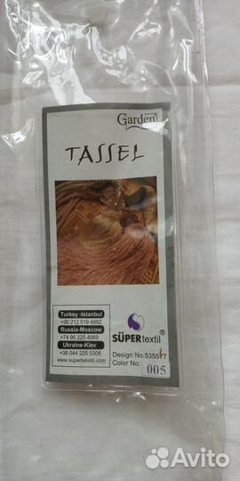 Подхват с кисточкой для штор