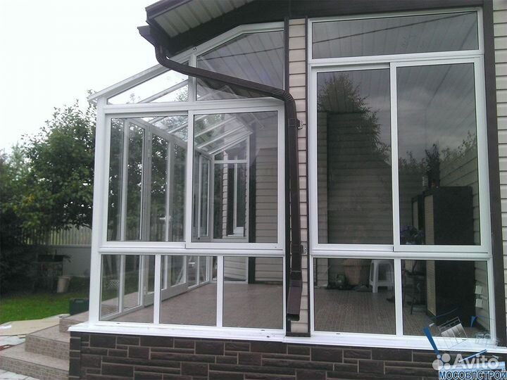 Алюминиевое фасадное остекление частных домов