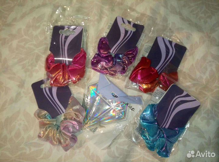 Резинки и зеркало детские