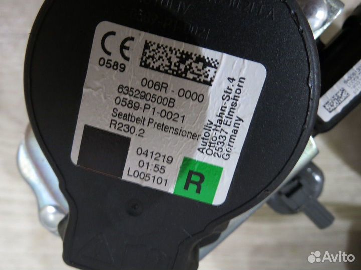 Ремень безопасности передний правый Kia Sportage 4