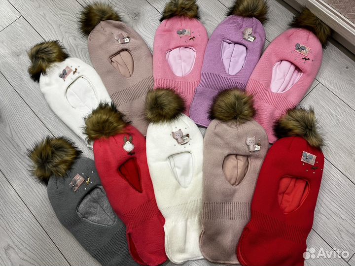 Шапка шлем зимний