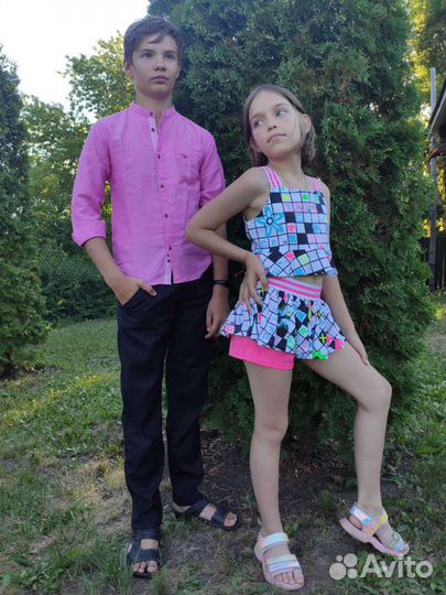 Рубашка подростковая новая Mayoral