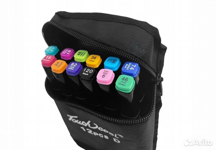 Маркеры Набор фломастеров для скетчинга 12 шт