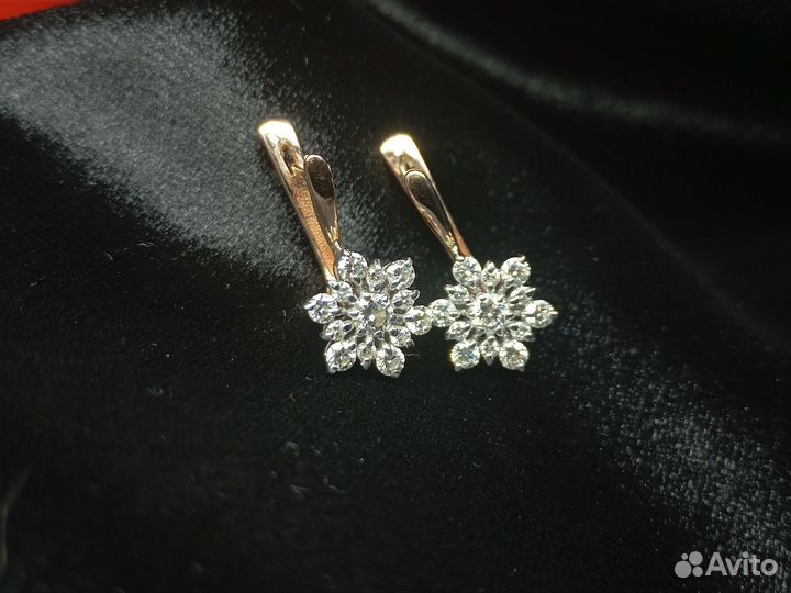 Золотые серьги