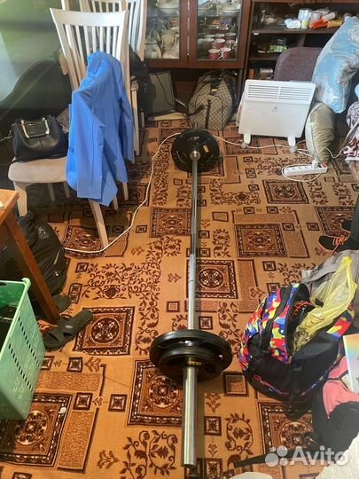 Штанга гриф блины