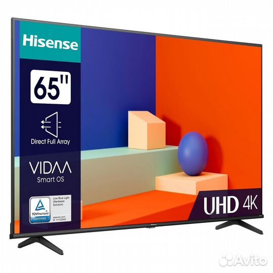 Телевизор smart Hisense 65A6K 65 дюймов