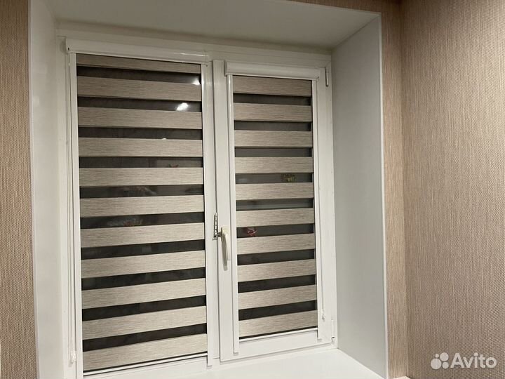 Рулонные шторы зебра